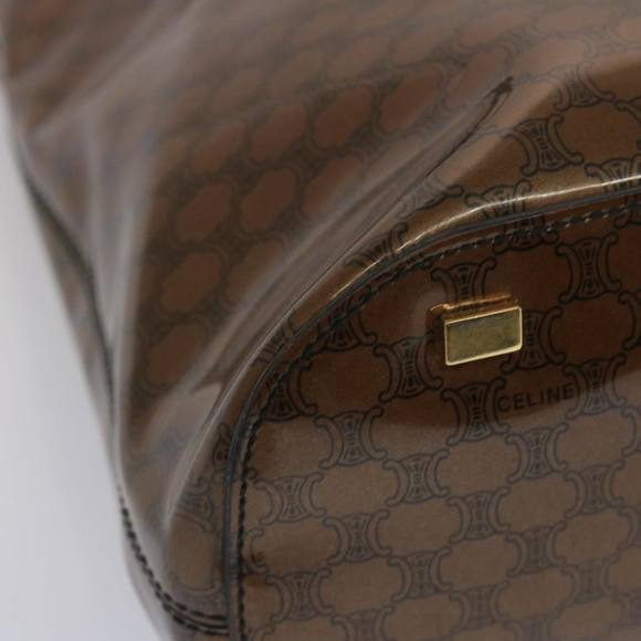 CELINE Macadam Canvas Tote Bag Brown Auth 67344 - Picture 9 of 16